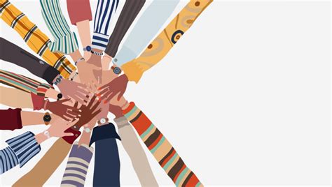 Ilustrácia: ruky sa držia navzájom na znamenie podpory, jemné farby