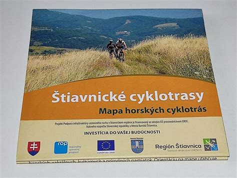 Mapa cyklotrás v okolí Dolnej Strehovej s vyznačenými prírodnými pamiatkami
