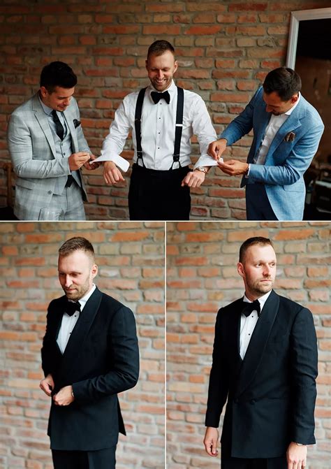 Svadobný ženích v štýlovom, dobre padnúcom obleku stojaci vedľa nevesty