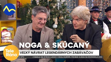 Fotografia legendárnej slovenskej humoristickej dvojice Miro Noga a Štefan Skrúcaný počas ich najväčšej slávy v 90. rokoch.