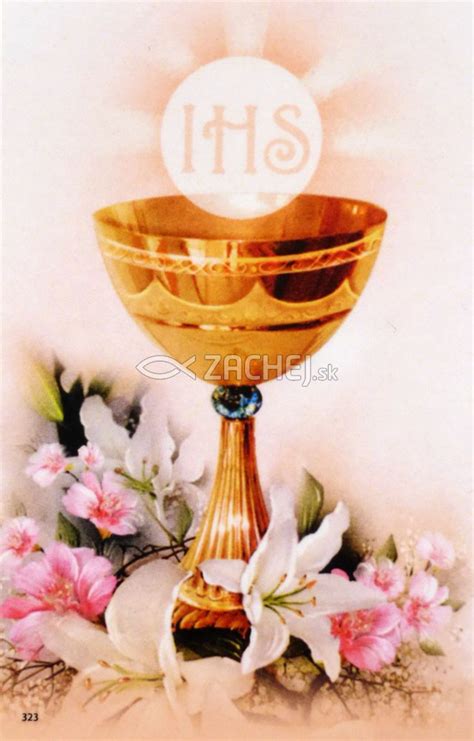 Tematické foto: Eucharistia, hostia a kalich