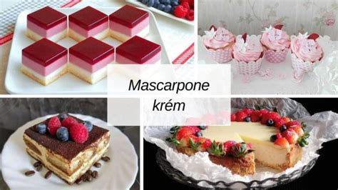 taniere s klasickými a modernými svadobnými zákuskami, infografika o mascarpone tortách
