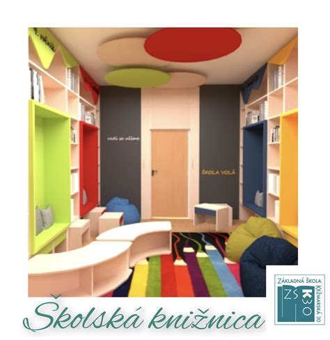 fotografia modernej školskej knižnice