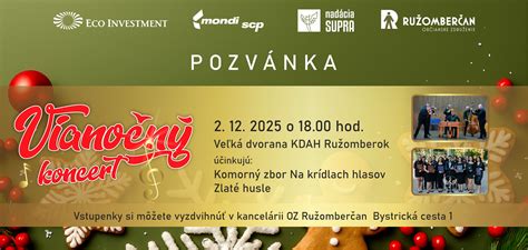 Súkromný koncert ako elegantný vianočný darček pre VIP klientov