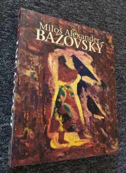 Miloš Alexander Bazovský pri práci, portrét
