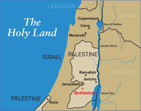Mapa oblasti Jeruzalem - Betlehem s vyznačenými hlavnými cestnými ťahmi
