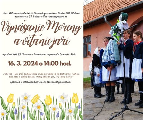 Ilustrácia vynášania Moreny a vítania jari