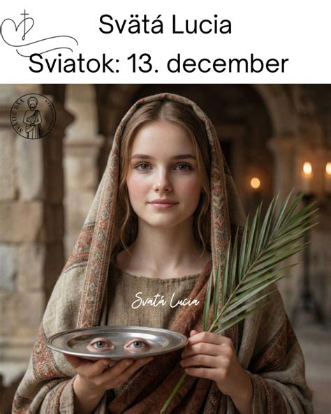 ilustrácia sviatku Svätá Lucia so sviečkami