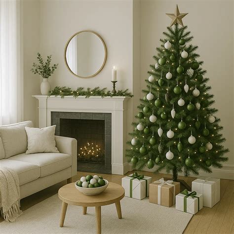 Minimalistická vianočná výzdoba s neutrálnymi farbami