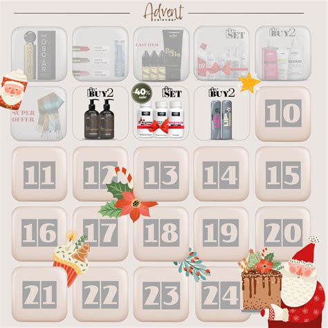 Tematické foto adventného kalendára Avon