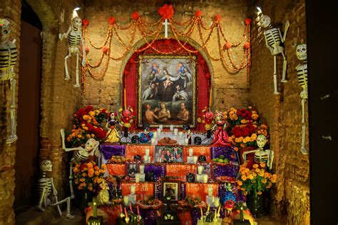 Fotografia oltára Dia de Muertos