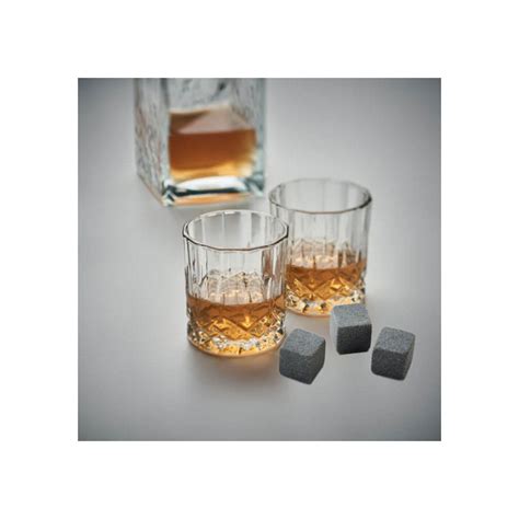 Luxusný set na whisky s pohármi a ľadovými kameňmi