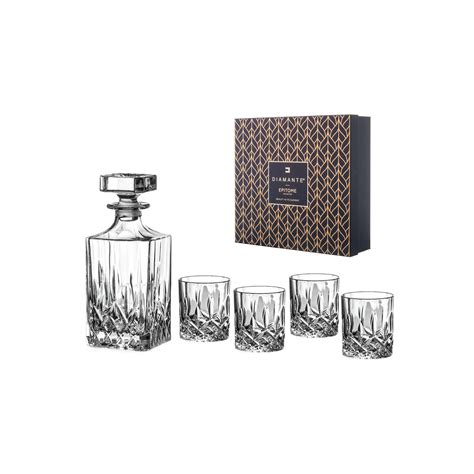 Sada elegantných pohárov na víno alebo whisky v darčekovom balení
