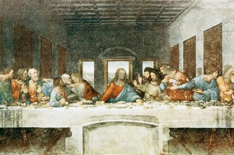 ilustrácia Poslednej večere, napríklad od Leonarda da Vinciho