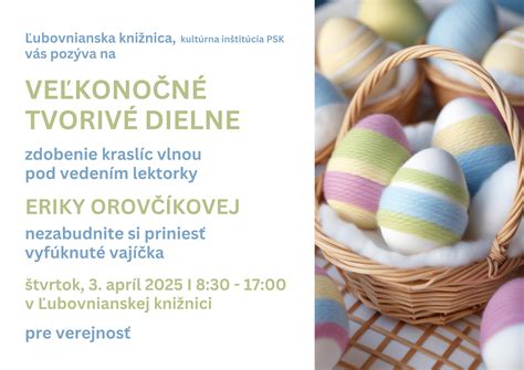 veľkonočné tvorivé dielne v materskej škole