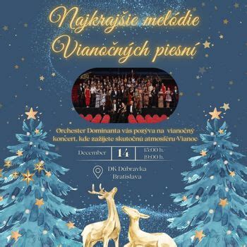 Slovenskí interpreti vianočných piesní na pódiu