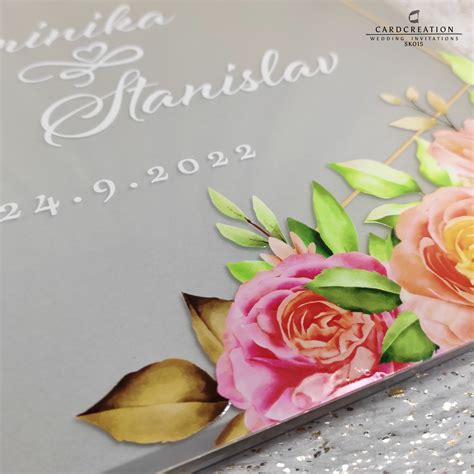 Fotografia svadobného oznámenia s romantickým motívom