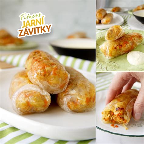 Fritované jarné závitky s rôznymi náplňami, podávané s omáčkami.