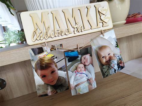 koláž personalizovaných darčekov s menami a fotkami