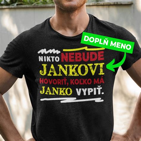 Personalizované tričko s vtipnou potlačou
