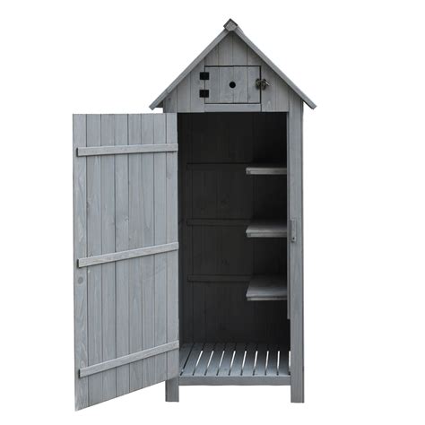 Drevený box na náradie a košík na huby