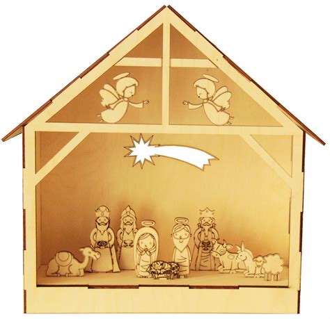 Detailná scéna Slovenského betlehema s pohyblivými figúrkami a slovenskou architektúrou