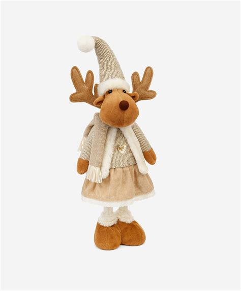 Tematické foto vianočného soba na teleskopických nohách v interiéri