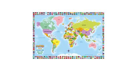 Mapa sveta s vyznačenými vianočnými zvykmi v rôznych krajinách