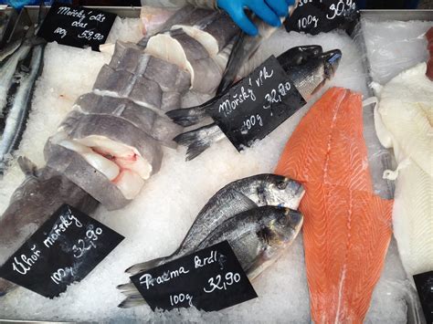 ryby na trhu