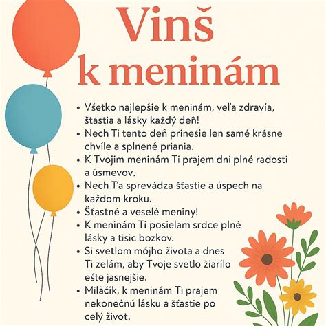 Infografika: Nápady na originálne darčeky k meninám
