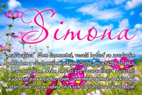 infografika zobrazujúca pôvod mien Šimon a Simona a ich význam v hebrejčine
