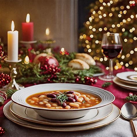 Tematické foto štedrovečerného stola s orechmi