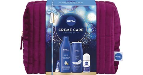 ilustrácia vianočného darčekového balíčka NIVEA Creme Care