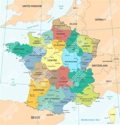 Historická mapa náboženského rozloženia Francúzska v 16. storočí