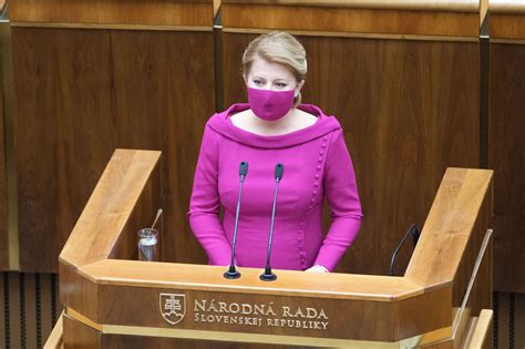 Zuzana Čaputová počas zahraničnej návštevy.