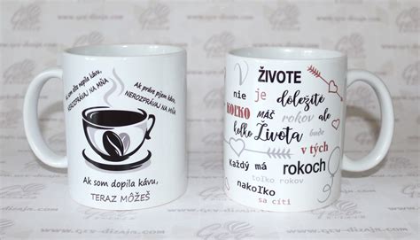 ukážka hrnčeka s personalizovanou potlačou