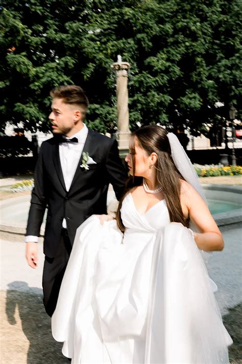 Tematické foto: svadobný pár, elegancia