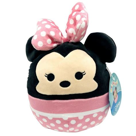 Kolekcia plyšových hračiek vrátane Minnie, veľkého medveďa a Squishmallow