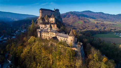 Oravský hrad - pohľad z exteriéru