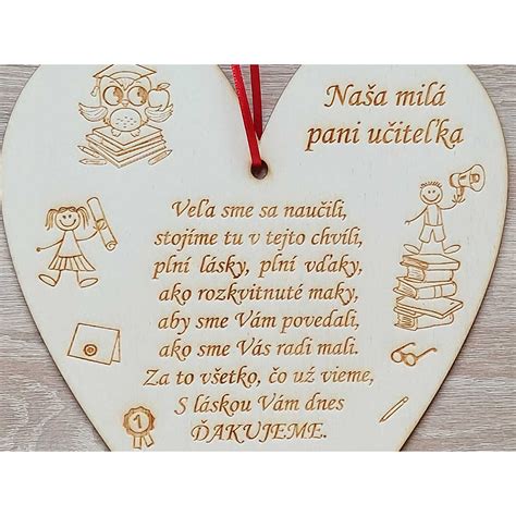 ručne vyrobené darčeky pre učiteľku
