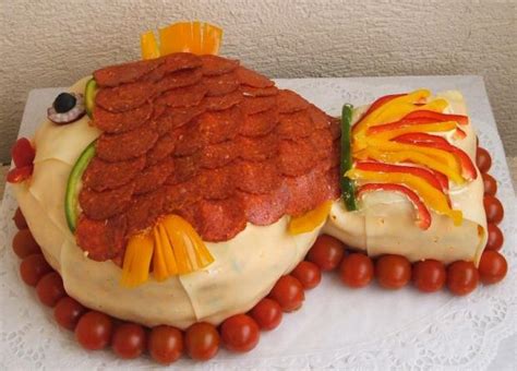 Torta v tvare ryby