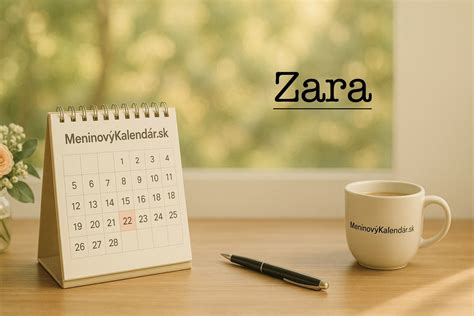 ilustračná grafika symbolizujúca krásu a svetlo, spojená s významom mena Zara