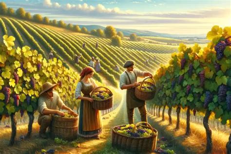 Ilustrácia poľnohospodárskych prác a slnka pre pranostiky