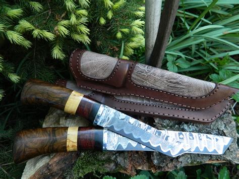 fotografia slovenských ručne kovaných nožov