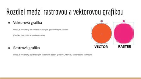 infografika vysvetľujúca rozdiel medzi vektorovou a rastrovou grafikou