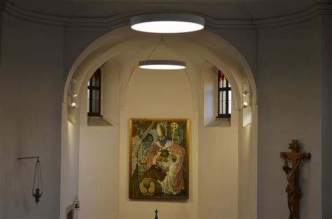 ilustrácia kostola sv. Mikuláša v Oberndorfe alebo dobová kresba