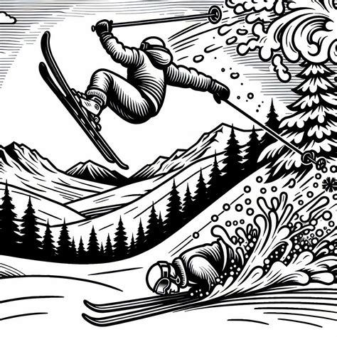 Vtipná kresba snehuliaka