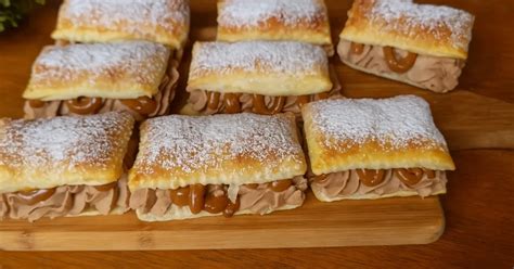 Vizualizácia sladkých stromčekov z lístkového cesta s Nutellou