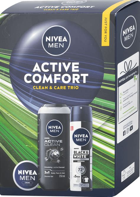 Ukážka pánskeho darčekového balenia NIVEA.