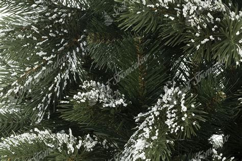 Detailná fotografia vetvičky umelého vianočného stromčeka z PVC a PE